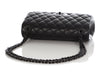 Chanel Jumbo So Black Quilted Lambskin Classic Double Flap