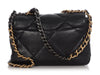 Chanel Small Black Quilted Calfskin 19 Flap