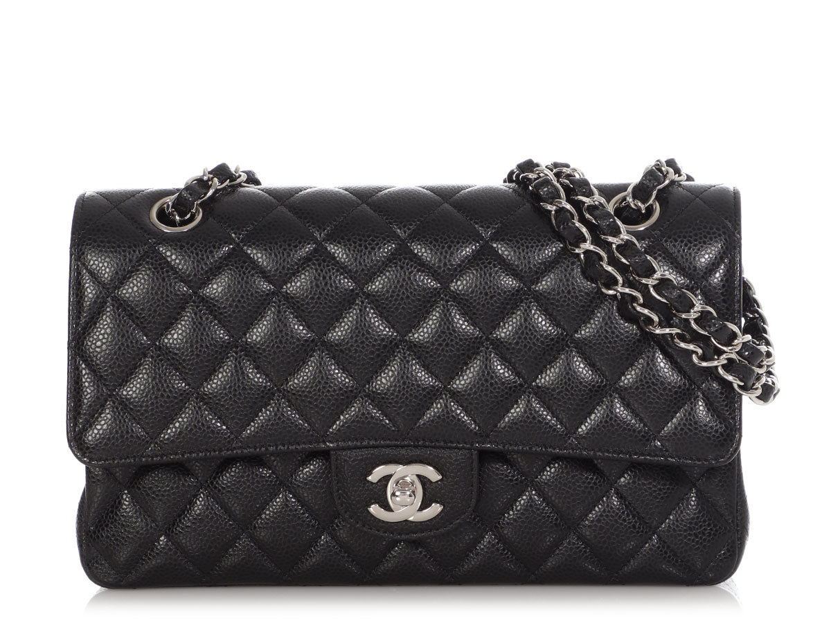 Chanel Caviar Quilted Medium Double Flap Bag Black