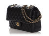 Chanel Medium/Large Black Quilted Lambskin Classic Double Flap