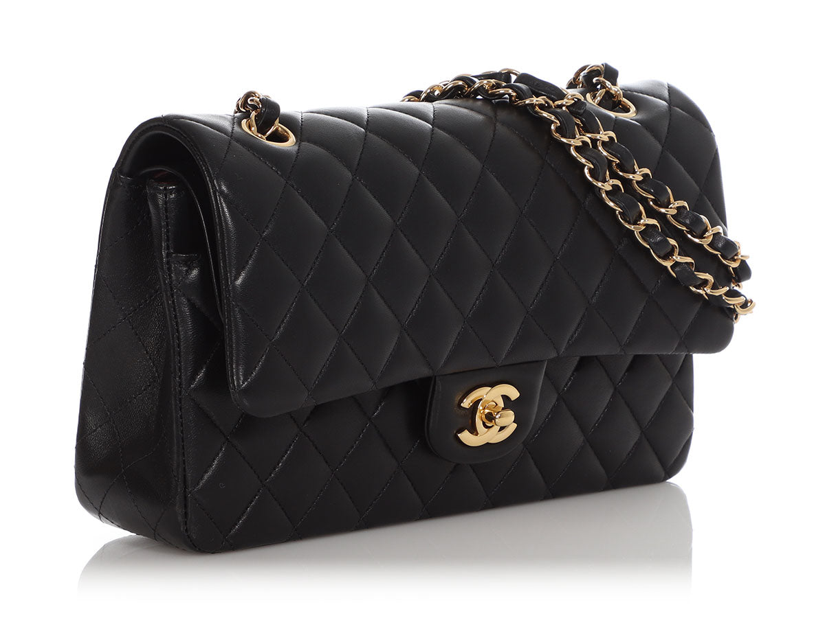 Chanel Quilted Clasp Pouch On Chain Black Aged Calfskin – ＬＯＶＥＬＯＴＳＬＵＸＵＲＹ