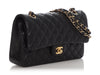 Chanel Medium/Large Black Quilted Lambskin Classic Double Flap