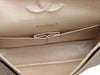 Chanel Medium/Large Pearly Beige Quilted Caviar Classic Double Flap