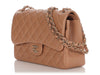 Chanel Jumbo Caramel Quilted Caviar Classic Double Flap