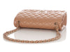 Chanel Jumbo Caramel Quilted Caviar Classic Double Flap