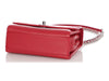 Chanel Red Part-Quilted Calfskin Tramezzo Crossbody