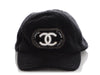 Chanel Black Terry Cloth Baseball Cap