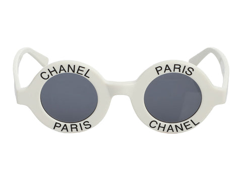 Chanel Black/Black Gradient 4124 CC Shield Sunglasses Chanel