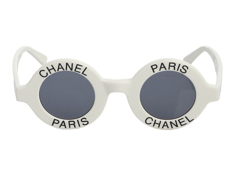 chanel sunglasses two tone