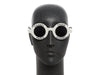 Chanel Vintage 1993 White Round Sunglasses