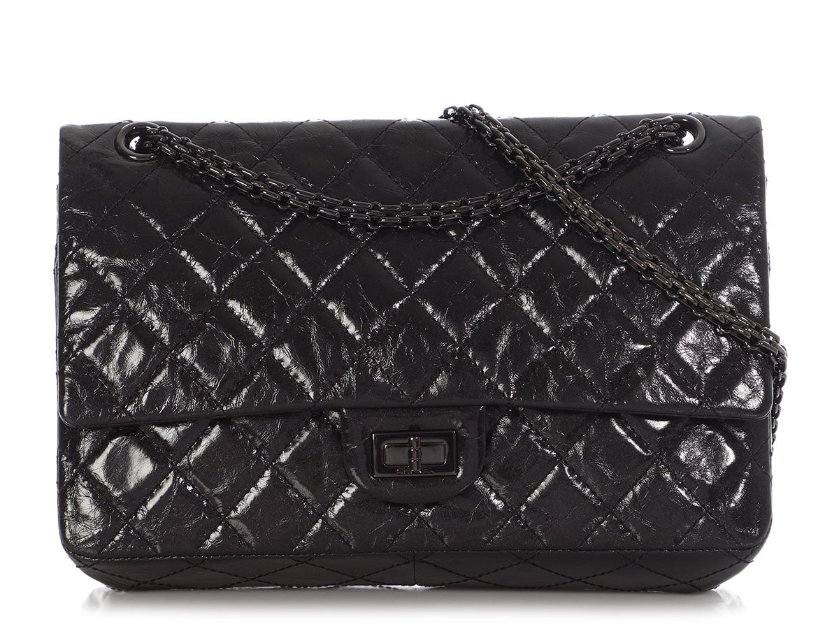 Chanel Reissue 2.55 Wallet on Chain Quilted Aged Calfskin Mini For Sale at  1stDibs