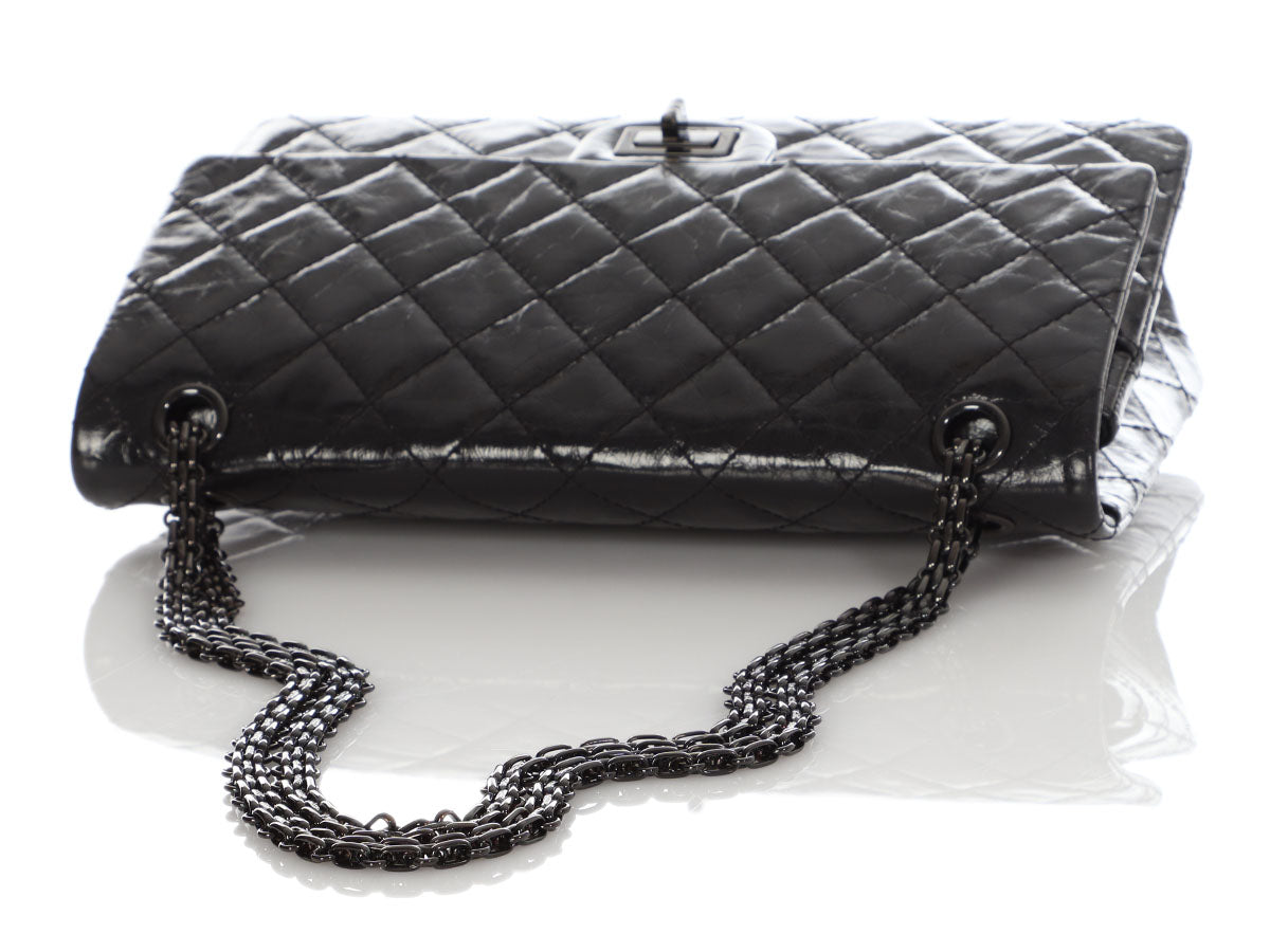 Chanel So Black Reissue 226 Double Flap Bag – The Find Studio