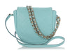 Chanel Mini Robin's Egg Blue Part-Quilted Calfskin Crossbody