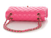 Chanel Medium/Large Barbie Pink Quilted Caviar Classic Double Flap