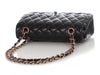 Chanel Small Black Quilted Lambskin Classic Double Flap