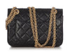 Chanel Mini Black Quilted Distressed Lambskin Reissue