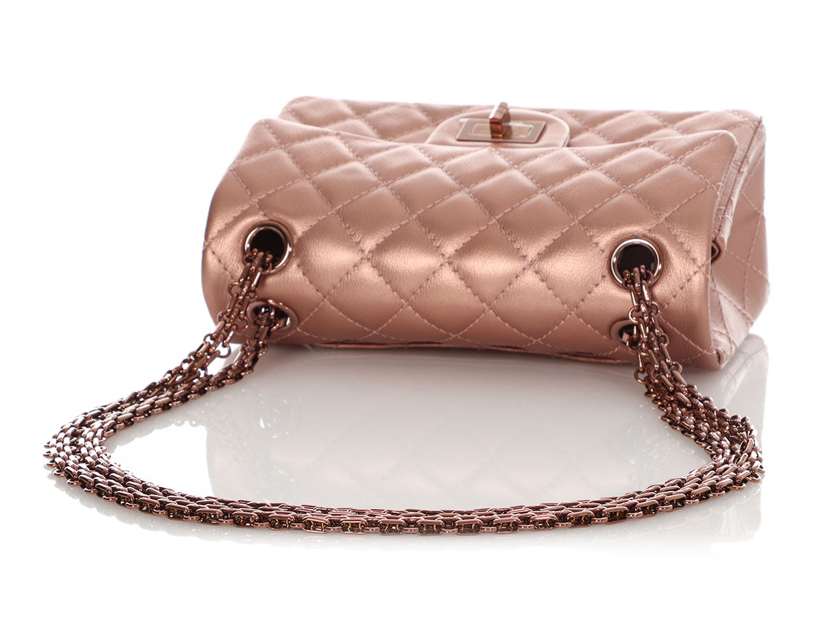 Chanel Mini Copper Pink Quilted Grained Calfskin Reissue by Ann's Fabulous Finds