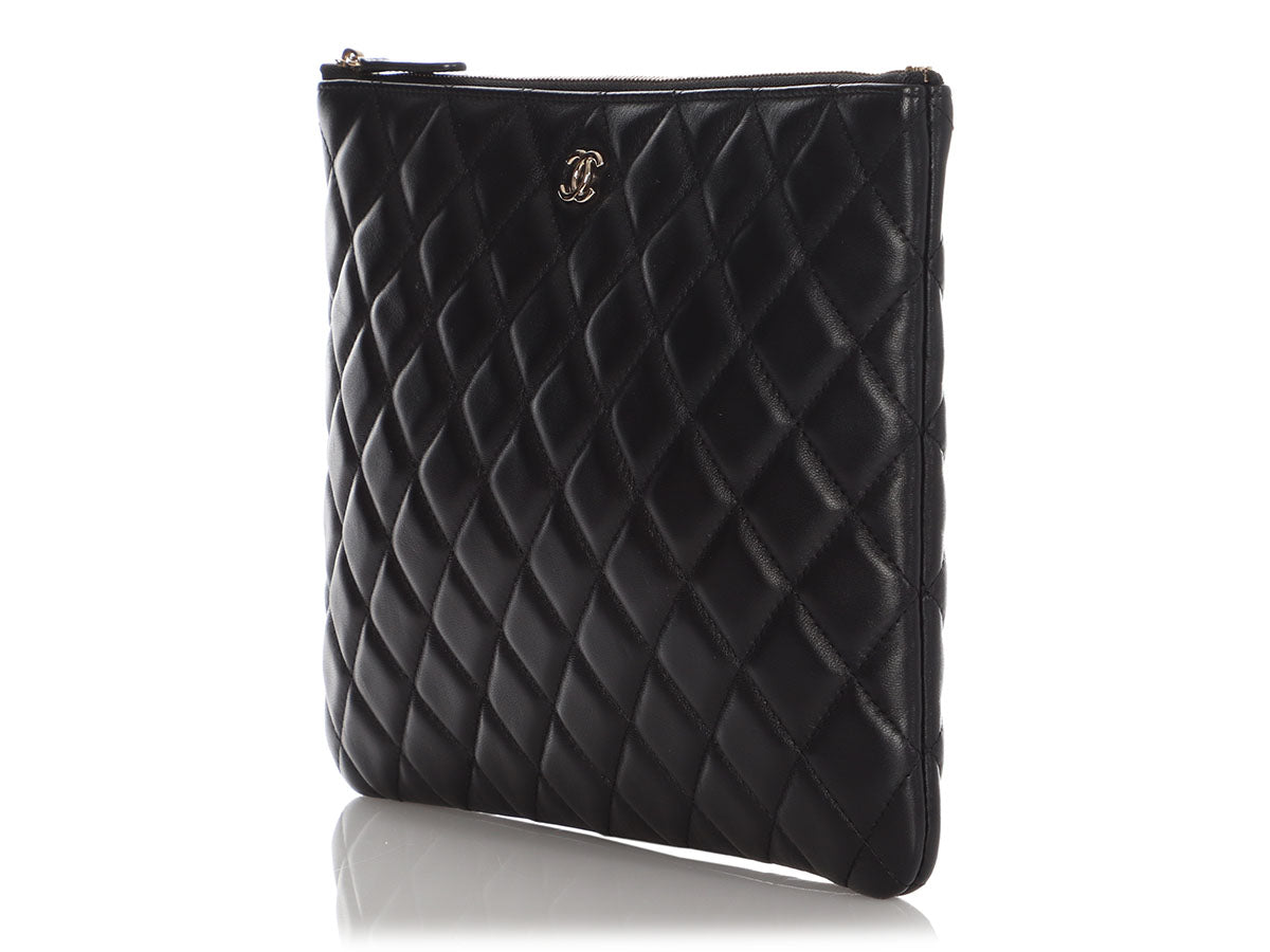 Chanel Black Lambskin Rectangular Mini Classic