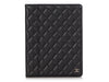 Chanel Black Quilted Lambskin iPad Case
