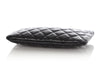 Chanel Small Black Quilted Caviar O Pouch