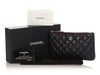 Chanel Small Black Quilted Caviar O Pouch