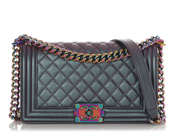 Chanel Rainbow Chanel Boy Handbag Small '17 Crossbody NEW Sold Out