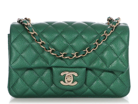 Chanel Mini Dark Brown Quilted Lambskin Top Handle Vanity Case with Chain by Ann's Fabulous Finds