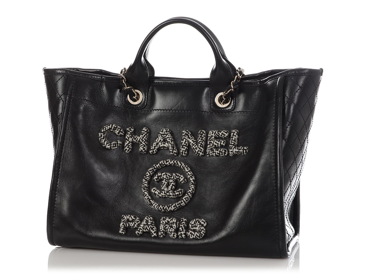 Cloth tote Chanel Black in Cloth - 28147699