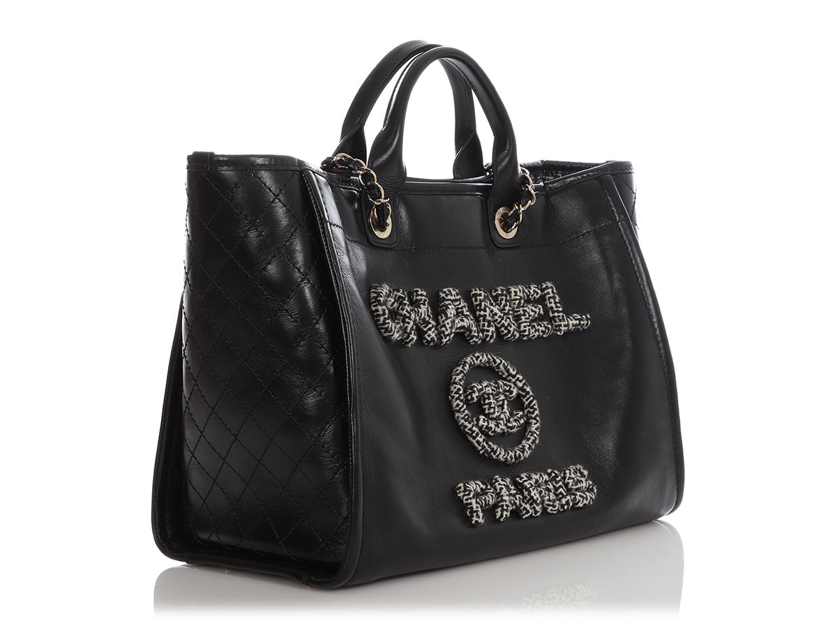 Chanel leather deauville tote Clearance