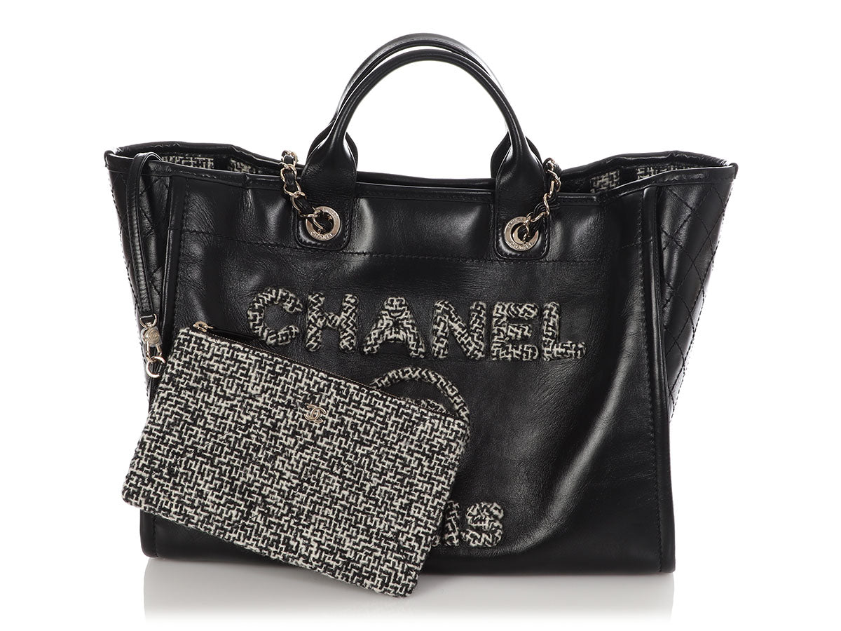 Chanel Black Quilted Caviar Wallet on Chain Woc by Ann's Fabulous Finds