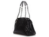 Chanel Large Black Quilted Patent Just Mademoiselle Bowler