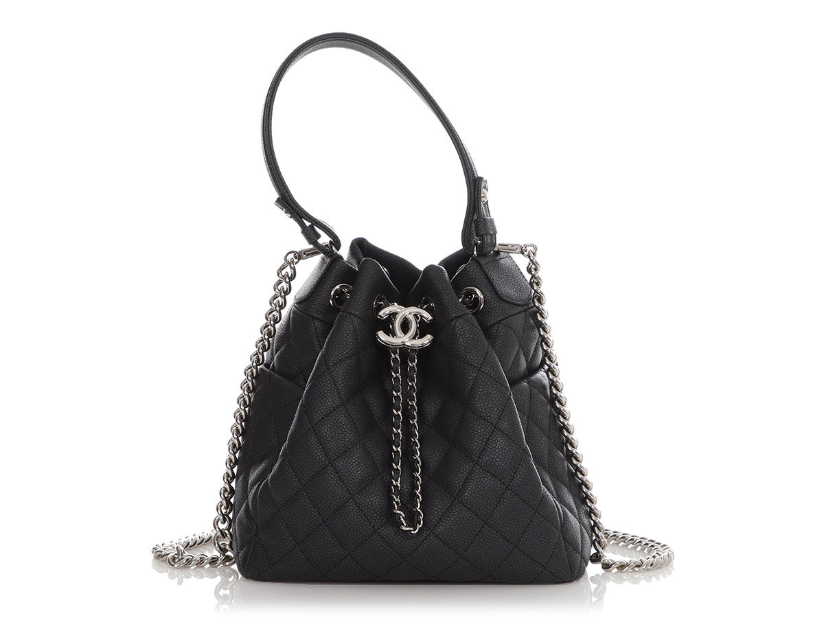 CHANEL, Bags, Chanel Quilted Bucket Drawstring Bag