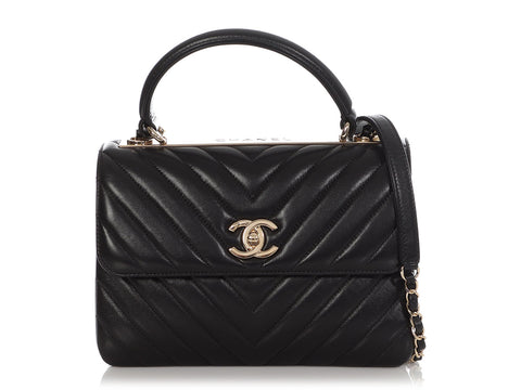 Chanel Tweed and Quilted Portobello Glazed Calfskin Top Handle Bag by Ann's Fabulous Finds