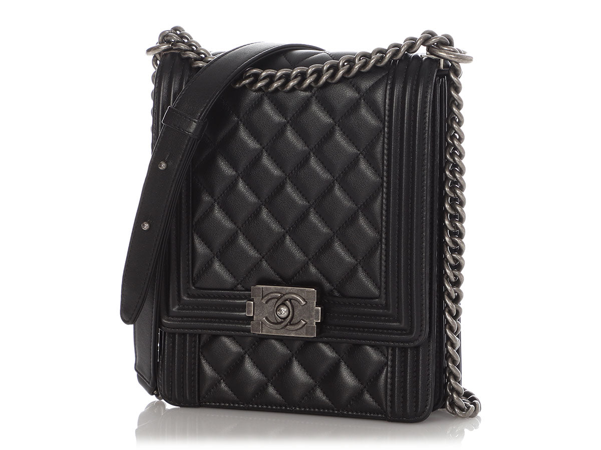 Chanel Black Quilted Caviar Wallet on Chain Woc by Ann's Fabulous Finds