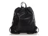 Chanel So Black Quilted Shiny Calfskin 22 Backpack