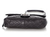 Chanel Argent Quilted Shiny Caviar Easy Flap