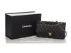 Chanel Medium/Large Black Quilted Caviar Classic Double Flap