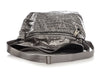 Chanel Silver Logo Fabric Tote