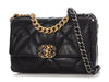 Chanel Medium Black Quilted Goatskin 19 Flap