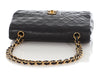 Chanel Vintage Medium/Large Black Quilted Lambskin Classic Double Flap