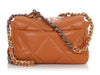 Chanel Medium Light Brown Quilted Lambskin 19 Flap