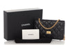 Chanel Black Distressed Leather Reissue Wallet on Chain WOC