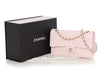 Chanel Medium/Large Light Pink Shiny Caviar Classic Double Flap