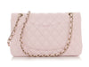 Chanel Medium/Large Light Pink Shiny Caviar Classic Double Flap