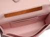 Chanel Pink Lambskin Enamel Top Handle Clutch