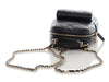 Chanel Mini Black Quilted Caviar Classic Backpack