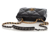 Chanel Small Black Quilted Lambskin 19 Flap