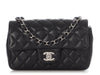 Chanel Mini Black Quilted Lambskin Rectangular Classic