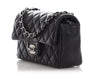 Chanel Mini Black Quilted Lambskin Rectangular Classic