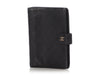 Chanel Vintage Black Quilted Caviar Agenda